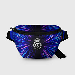 Поясная сумка Real Madrid neon energy, цвет: 3D-принт