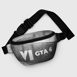 Поясная сумка GTA 6 - grey gradient по-горизонтали, цвет: 3D-принт — фото 2