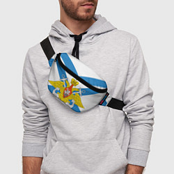 Поясная сумка Военно-морской флот: орёл, цвет: 3D-принт — фото 2