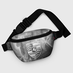 Поясная сумка Porsche - grey gradient, цвет: 3D-принт — фото 2