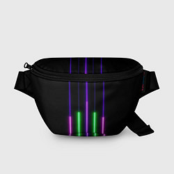Поясная сумка Color Purple green pink, цвет: 3D-принт