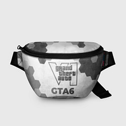 Поясная сумка GTA6 - white gradient, цвет: 3D-принт