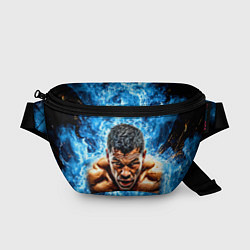 Поясная сумка Артуро Гатти в синем пламени, цвет: 3D-принт