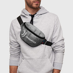 Поясная сумка Juventus - grey gradient по-горизонтали, цвет: 3D-принт — фото 2