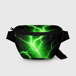 Поясная сумка Color green black, цвет: 3D-принт