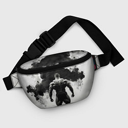 Поясная сумка Бодибилдер и черный дым, цвет: 3D-принт — фото 2