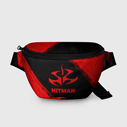 Поясная сумка Hitman - red gradient, цвет: 3D-принт
