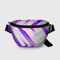 Поясная сумка Color white pink, цвет: 3D-принт