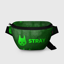 Поясная сумка Stray - green gradient по-горизонтали, цвет: 3D-принт