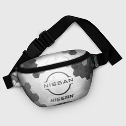 Поясная сумка Nissan - white gradient, цвет: 3D-принт — фото 2
