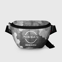 Поясная сумка Nissan - grey gradient, цвет: 3D-принт