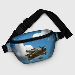 Поясная сумка Бомбардиро крокодило, цвет: 3D-принт — фото 2