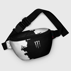 Поясная сумка Monster energy краски белые, цвет: 3D-принт — фото 2