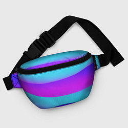 Поясная сумка Неоновый прилив, цвет: 3D-принт — фото 2
