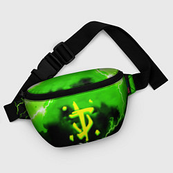 Поясная сумка Doom шторм кислотное лого, цвет: 3D-принт — фото 2
