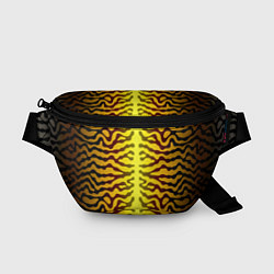Поясная сумка Скумбрия желтая, цвет: 3D-принт