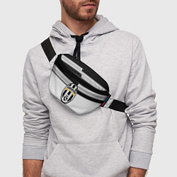 Поясная сумка Juventus полосы линии, цвет: 3D-принт — фото 2