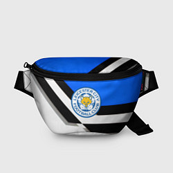 Поясная сумка Лестер сити геометрия полосы, цвет: 3D-принт