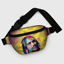 Поясная сумка Kurt Cobain: Abstraction, цвет: 3D-принт — фото 2