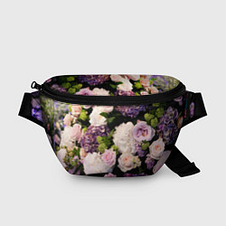 Поясная сумка Весенние цветы, цвет: 3D-принт