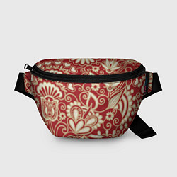 Поясная сумка Хохломская роспись, цвет: 3D-принт