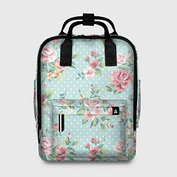 Женский рюкзак Цветы ретро 1