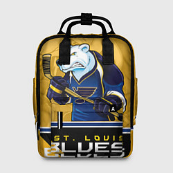 Рюкзак женский St. Louis Blues, цвет: 3D-принт