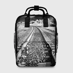 Рюкзак женский Железная дорога, цвет: 3D-принт