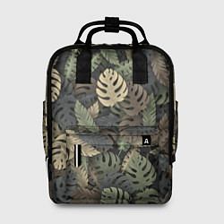 Рюкзак женский Тропический камуфляж, цвет: 3D-принт