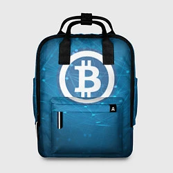 Женский рюкзак Bitcoin Blue