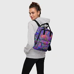 Рюкзак женский Цветная текстура 5, цвет: 3D-принт — фото 2