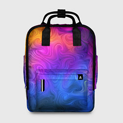Рюкзак женский Узор цвета, цвет: 3D-принт