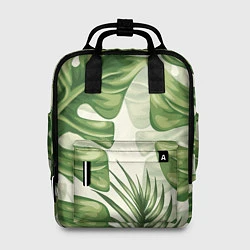 Рюкзак женский Тропический папоротник, цвет: 3D-принт