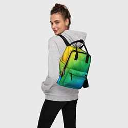 Рюкзак женский Colored wall, цвет: 3D-принт — фото 2