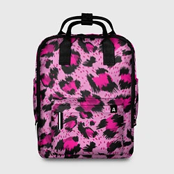 Женский рюкзак Розовый леопард