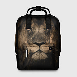 Рюкзак женский Львиный взгляд, цвет: 3D-принт
