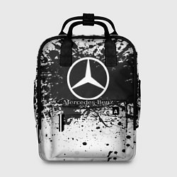 Рюкзак женский Mercedes-Benz: Black Spray, цвет: 3D-принт
