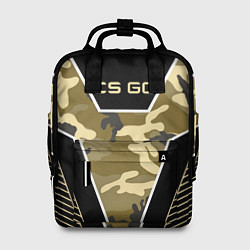 Рюкзак женский CS:GO Khaki Camo, цвет: 3D-принт