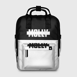 Рюкзак женский Molly: Black & White, цвет: 3D-принт