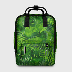 Рюкзак женский Тропический лес, цвет: 3D-принт