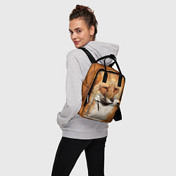 Рюкзак женский Хитрая лисичка, цвет: 3D-принт — фото 2