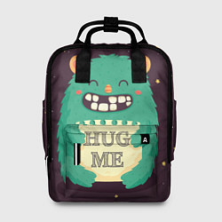 Рюкзак женский Monster: Hug me, цвет: 3D-принт