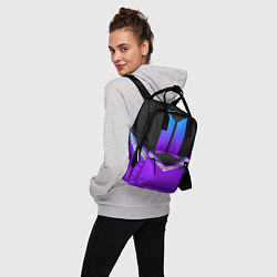 Рюкзак женский BTS: Neon Symbol, цвет: 3D-принт — фото 2