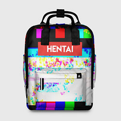 Рюкзак женский Hentai Glitch 2, цвет: 3D-принт