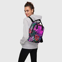 Рюкзак женский Неоновые тропики, цвет: 3D-принт — фото 2