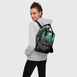 Рюкзак женский Billie Eilish: Green Space, цвет: 3D-принт — фото 2