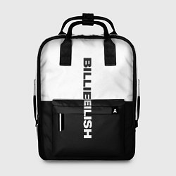 Рюкзак женский BILLIE EILISH: White & Black, цвет: 3D-принт