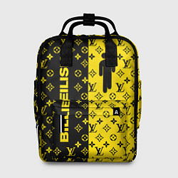 Рюкзак женский BILLIE EILISH x LV Yellow, цвет: 3D-принт