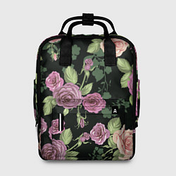 Рюкзак женский Кусты роз, цвет: 3D-принт