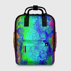 Рюкзак женский Красочная текстура, цвет: 3D-принт